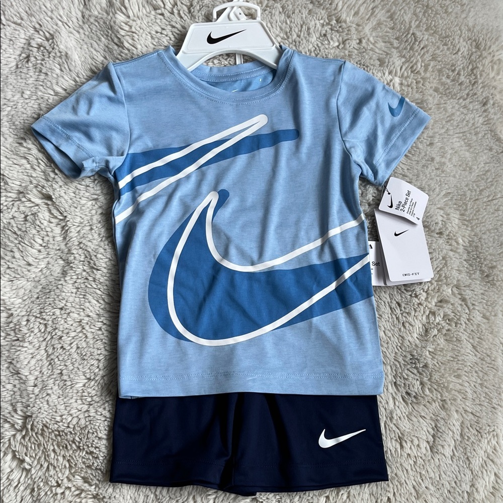 Nike Kids Matching Set - Light Blue and Navy